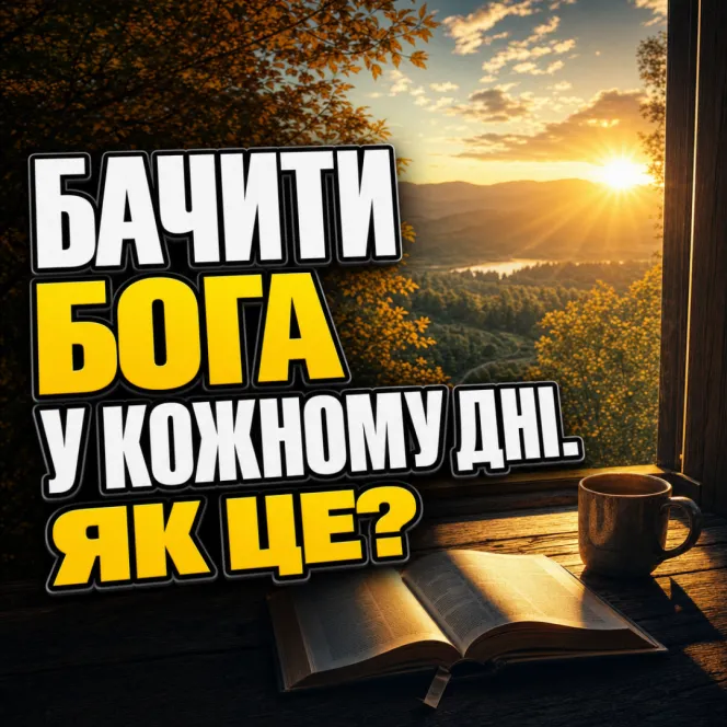 Бачити Бога у кожному дні. Як це?