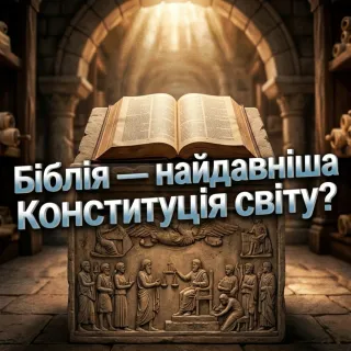 Біблія — найдавніша Конституція світу?