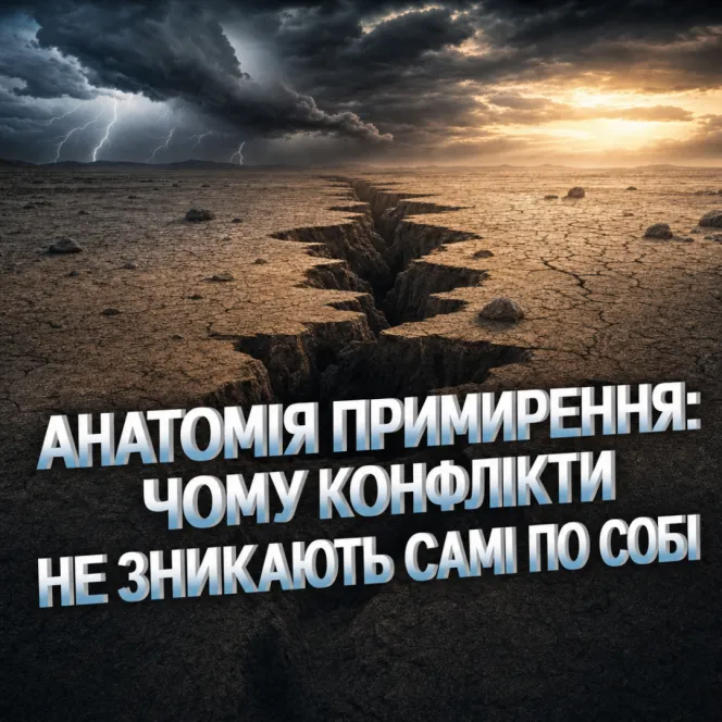 Анатомія примирення: чому конфлікти не зникають самі по собі