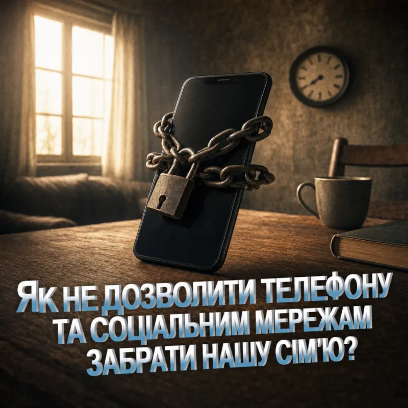Як не дозволити телефону та соціальним мережам забрати нашу сім’ю?