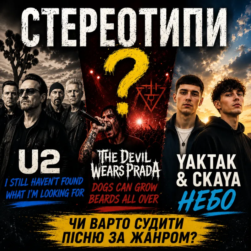 СтереоТипи #6 | Розбираємо U2, The Devil Wears Prada та YAKTAK