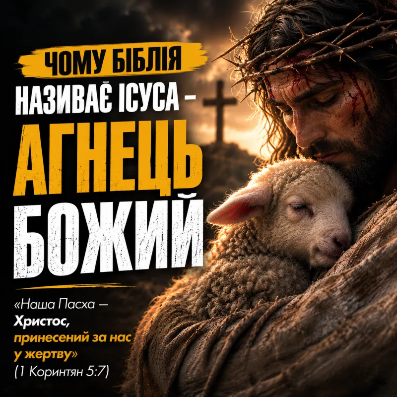 Чому біблія називає Ісуса - агнець Божий.