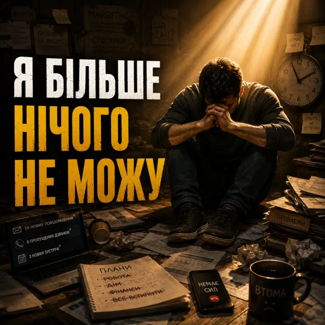 Що  робити, коли ти втратив контроль над ситуацією.