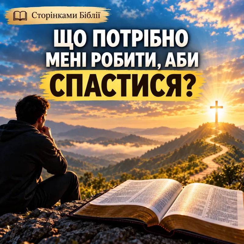 «Що потрібно мені робити, аби спастися?»
